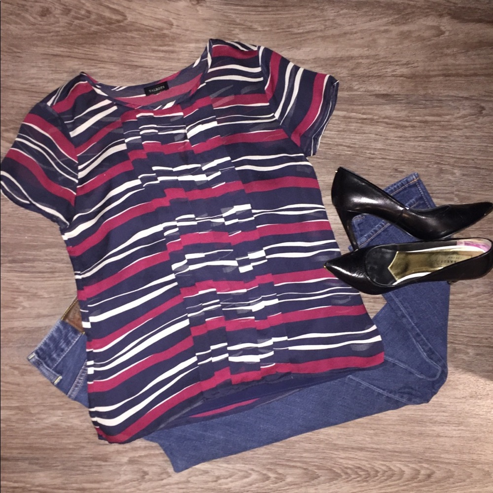 Talbots Short-Sleeve Blouse